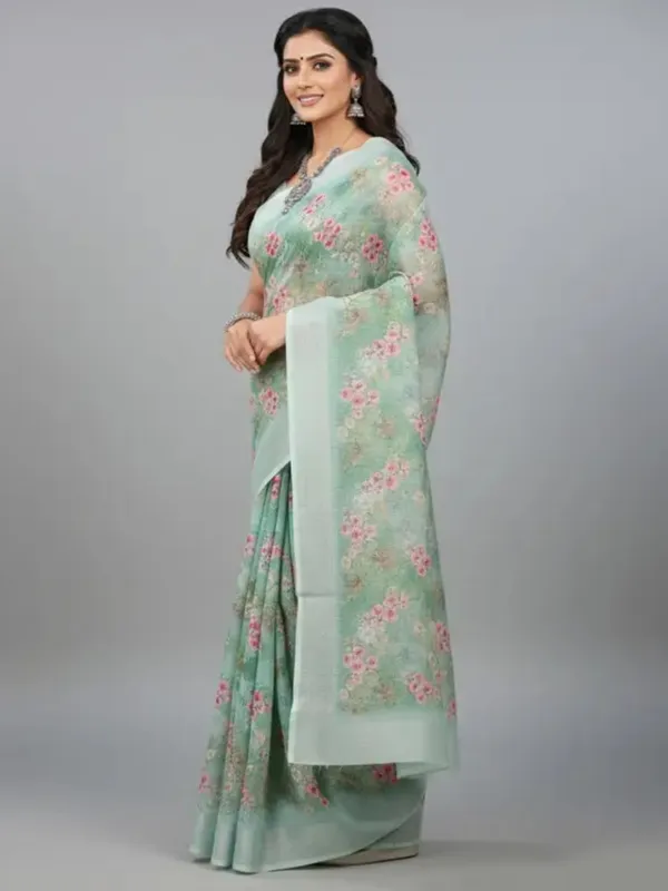 Ethnic_Pure_Soft_Cotton_Linen_Digital_Printed_Saree_with_Unstitched_Blouse_Piece_|_Bollywood_Style_Lightweight_Traditional_Wear_for_Women