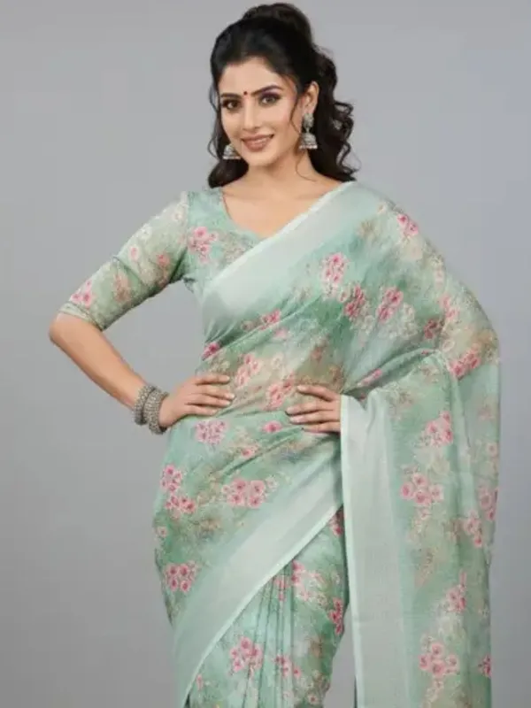 Ethnic_Pure_Soft_Cotton_Linen_Digital_Printed_Saree_with_Unstitched_Blouse_Piece_|_Bollywood_Style_Lightweight_Traditional_Wear_for_Women