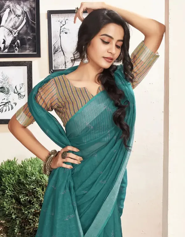 Ethnic_Pure_Soft_Cotton_Linen_Digital_Printed_Saree_with_Unstitched_Blouse_Piece_|_Bollywood_Style_Lightweight_Traditional_Wear_for_Women