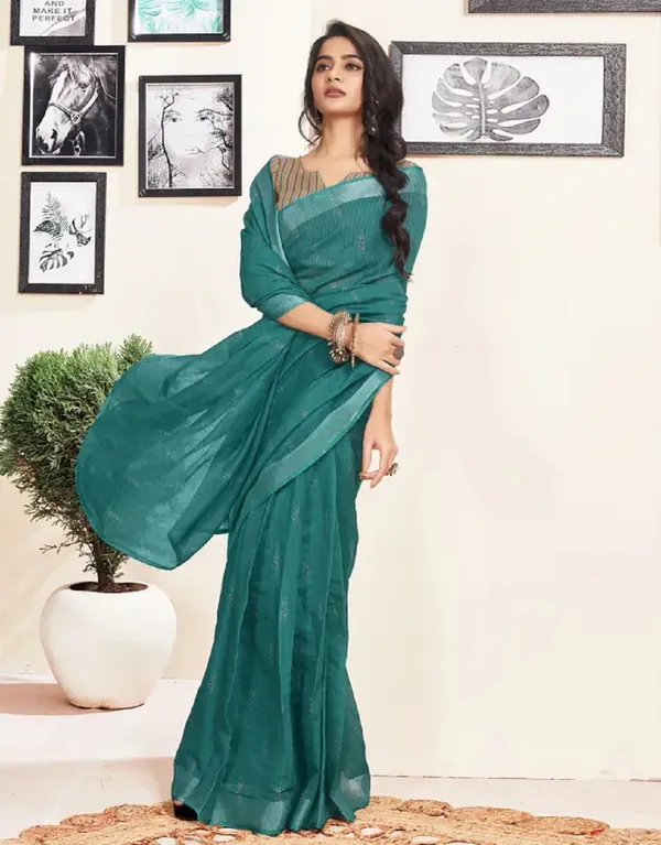 Ethnic_Pure_Soft_Cotton_Linen_Digital_Printed_Saree_with_Unstitched_Blouse_Piece_|_Bollywood_Style_Lightweight_Traditional_Wear_for_Women