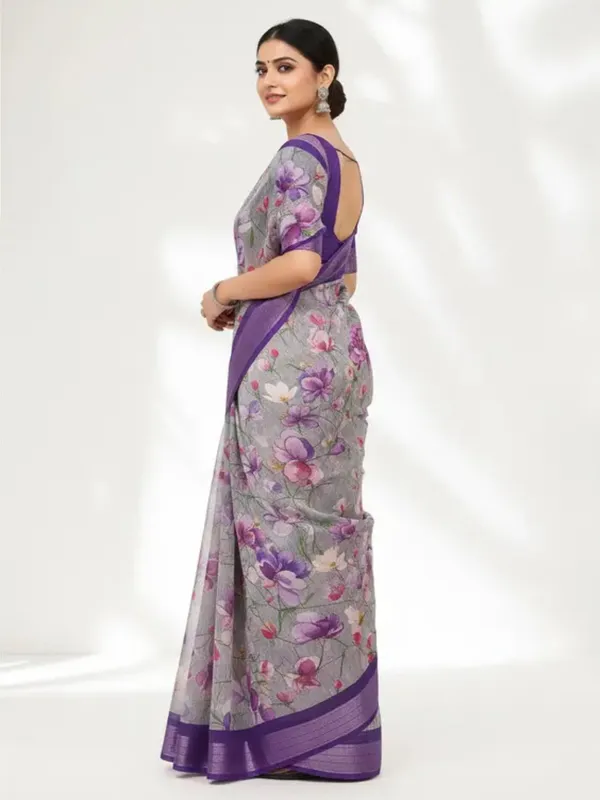 Ethnic_Pure_Soft_Cotton_Linen_Digital_Printed_Saree_with_Unstitched_Blouse_Piece_|_Bollywood_Style_Lightweight_Traditional_Wear_for_Women