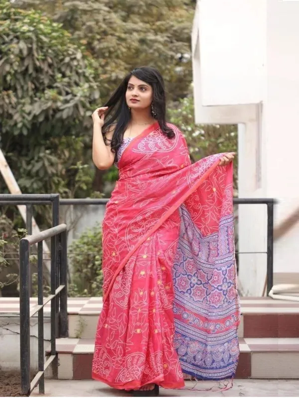 Ethnic_Pure_Soft_Cotton_Linen_Digital_Printed_Saree_with_Unstitched_Blouse_Piece_|_Bollywood_Style_Lightweight_Traditional_Wear_for_Women
