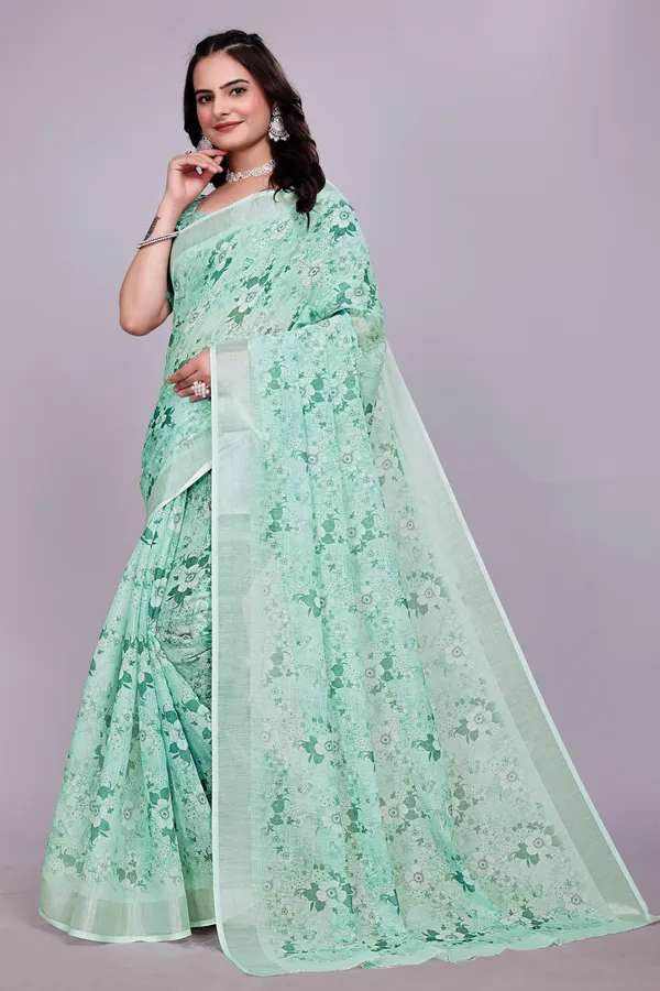 Ethnic_Pure_Soft_Cotton_Linen_Digital_Printed_Saree_with_Unstitched_Blouse_Piece_|_Bollywood_Style_Lightweight_Traditional_Wear_for_Women