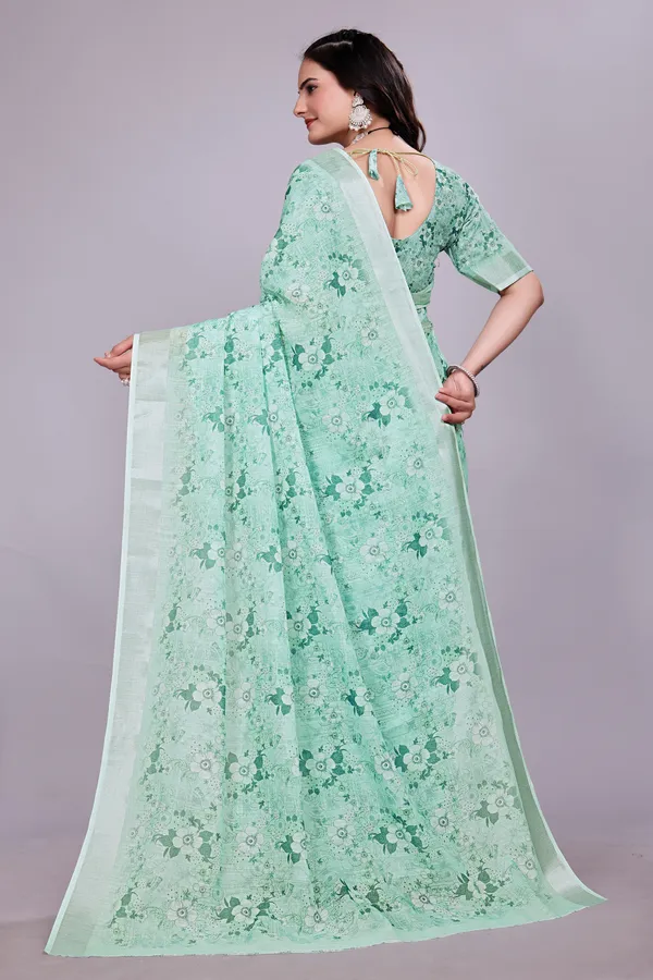 Ethnic_Pure_Soft_Cotton_Linen_Digital_Printed_Saree_with_Unstitched_Blouse_Piece_|_Bollywood_Style_Lightweight_Traditional_Wear_for_Women