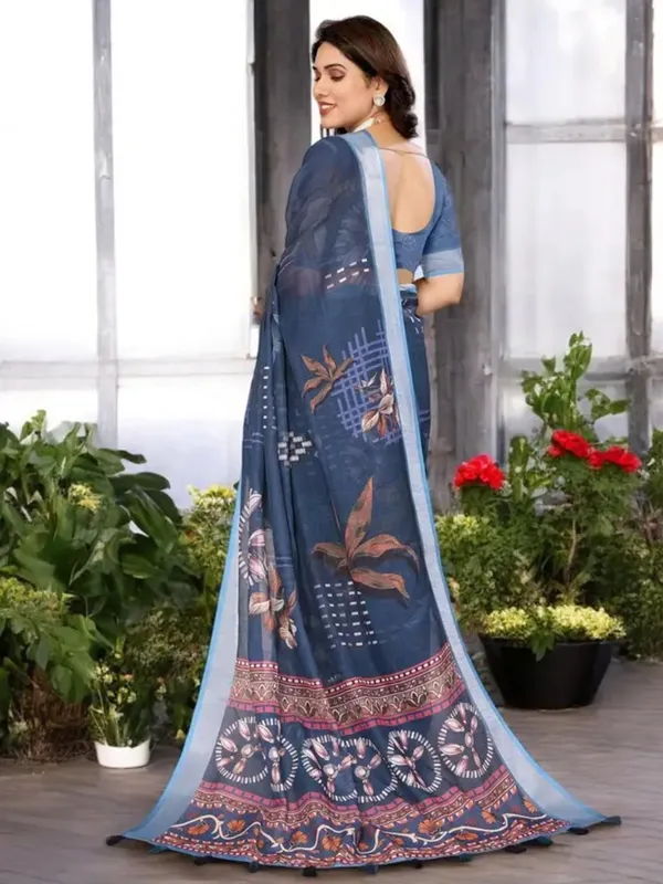 Ethnic_Pure_Soft_Cotton_Linen_Digital_Printed_Saree_with_Unstitched_Blouse_Piece_|_Bollywood_Style_Lightweight_Traditional_Wear_for_Women