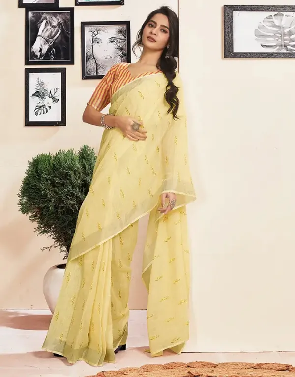 Ethnic_Pure_Soft_Cotton_Linen_Digital_Printed_Saree_with_Unstitched_Blouse_Piece_|_Bollywood_Style_Lightweight_Traditional_Wear_for_Women