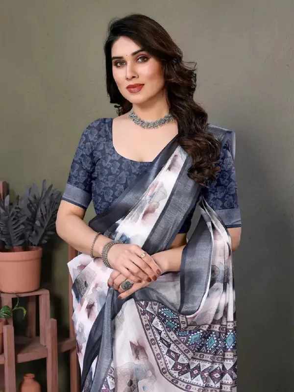 Ethnic_Pure_Soft_Cotton_Linen_Digital_Printed_Saree_with_Unstitched_Blouse_Piece_|_Bollywood_Style_Lightweight_Traditional_Wear_for_Women