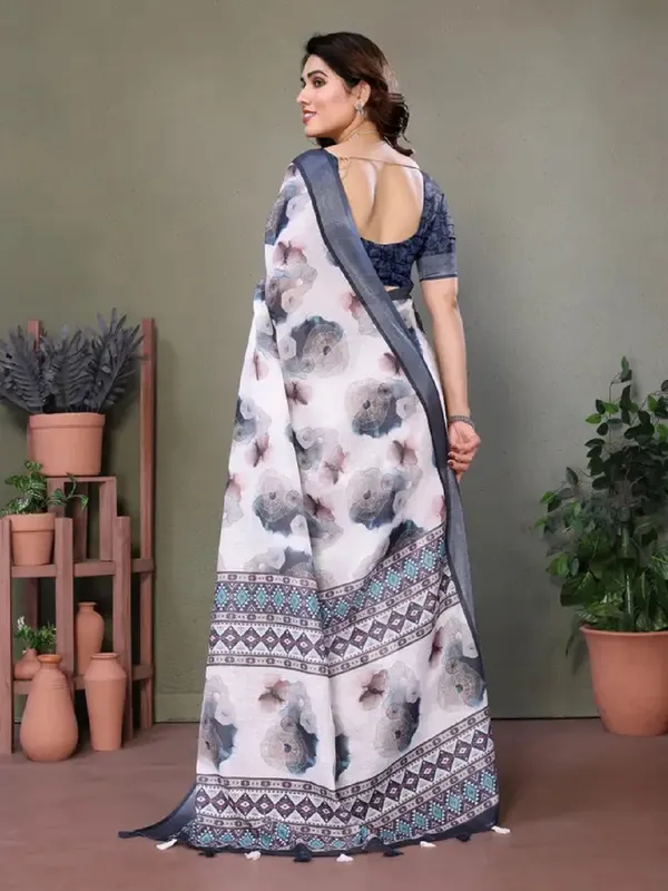 Ethnic_Pure_Soft_Cotton_Linen_Digital_Printed_Saree_with_Unstitched_Blouse_Piece_|_Bollywood_Style_Lightweight_Traditional_Wear_for_Women