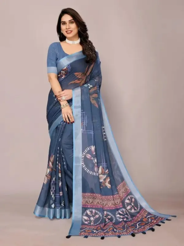 Ethnic_Pure_Soft_Cotton_Linen_Digital_Printed_Saree_with_Unstitched_Blouse_Piece_|_Bollywood_Style_Lightweight_Traditional_Wear_for_Women