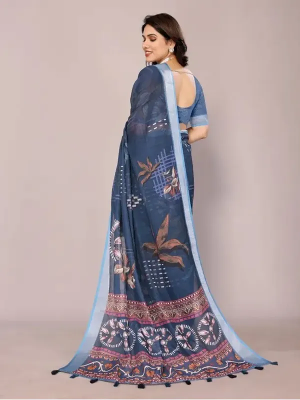Ethnic_Pure_Soft_Cotton_Linen_Digital_Printed_Saree_with_Unstitched_Blouse_Piece_|_Bollywood_Style_Lightweight_Traditional_Wear_for_Women