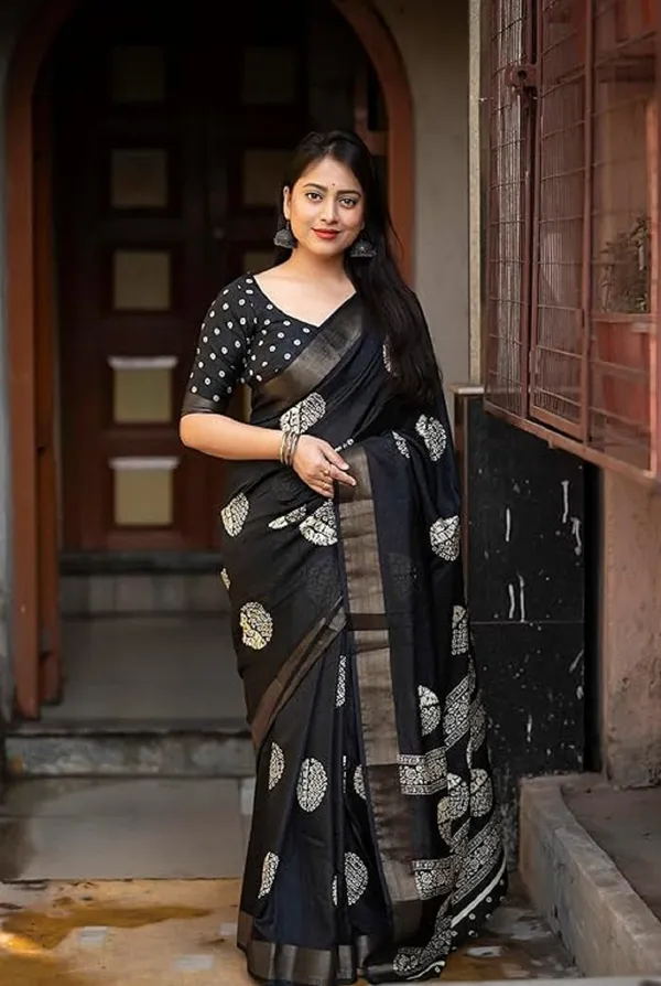 Ethnic_Pure_Soft_Cotton_Linen_Digital_Printed_Saree_with_Unstitched_Blouse_Piece_|_Bollywood_Style_Lightweight_Traditional_Wear_for_Women