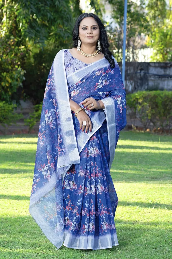 Ethnic_Pure_Soft_Cotton_Linen_Digital_Printed_Saree_with_Unstitched_Blouse_Piece_|_Bollywood_Style_Lightweight_Traditional_Wear_for_Women