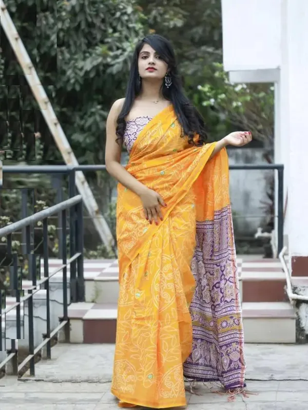 Ethnic_Pure_Soft_Cotton_Linen_Digital_Printed_Saree_with_Unstitched_Blouse_Piece_|_Bollywood_Style_Lightweight_Traditional_Wear_for_Women