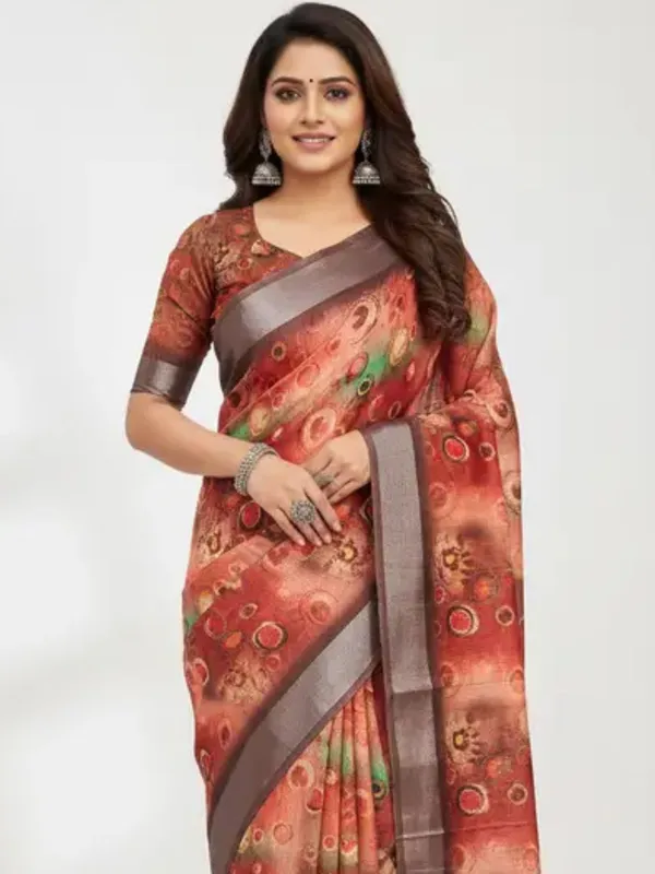 Ethnic_Pure_Soft_Cotton_Linen_Digital_Printed_Saree_with_Unstitched_Blouse_Piece_|_Bollywood_Style_Lightweight_Traditional_Wear_for_Women