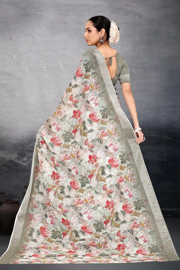 Ethnic_Pure_Soft_Cotton_Linen_Digital_Printed_Saree_with_Unstitched_Blouse_Piece_|_Bollywood_Style_Lightweight_Traditional_Wear_for_Women