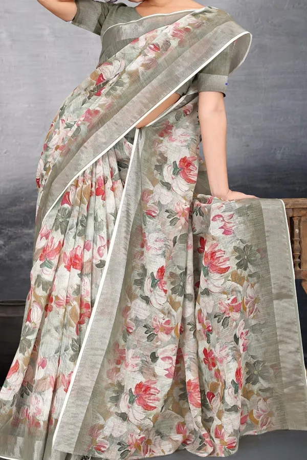 Ethnic_Pure_Soft_Cotton_Linen_Digital_Printed_Saree_with_Unstitched_Blouse_Piece_|_Bollywood_Style_Lightweight_Traditional_Wear_for_Women