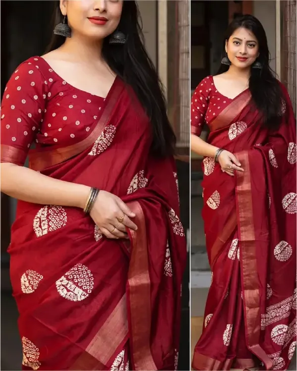 Ethnic_Pure_Soft_Cotton_Linen_Digital_Printed_Saree_with_Unstitched_Blouse_Piece_|_Bollywood_Style_Lightweight_Traditional_Wear_for_Women