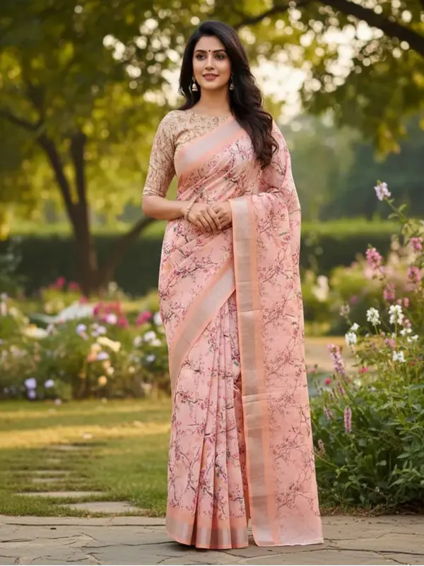 Ethnic_Pure_Soft_Cotton_Linen_Digital_Printed_Saree_with_Unstitched_Blouse_Piece_|_Bollywood_Style_Lightweight_Traditional_Wear_for_Women