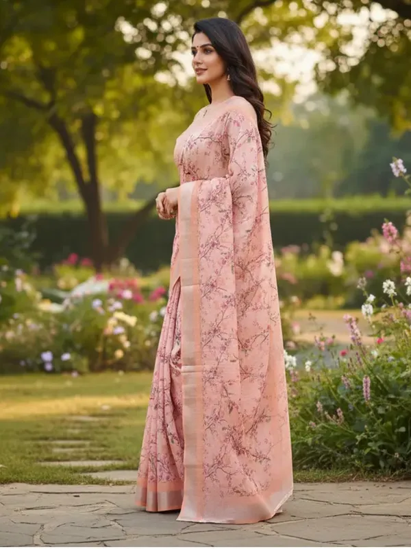 Ethnic_Pure_Soft_Cotton_Linen_Digital_Printed_Saree_with_Unstitched_Blouse_Piece_|_Bollywood_Style_Lightweight_Traditional_Wear_for_Women