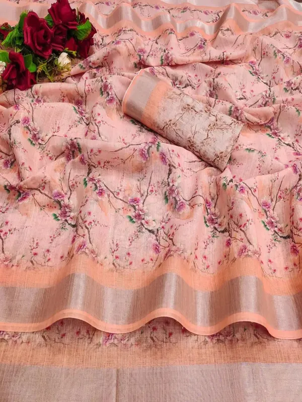 Ethnic_Pure_Soft_Cotton_Linen_Digital_Printed_Saree_with_Unstitched_Blouse_Piece_|_Bollywood_Style_Lightweight_Traditional_Wear_for_Women