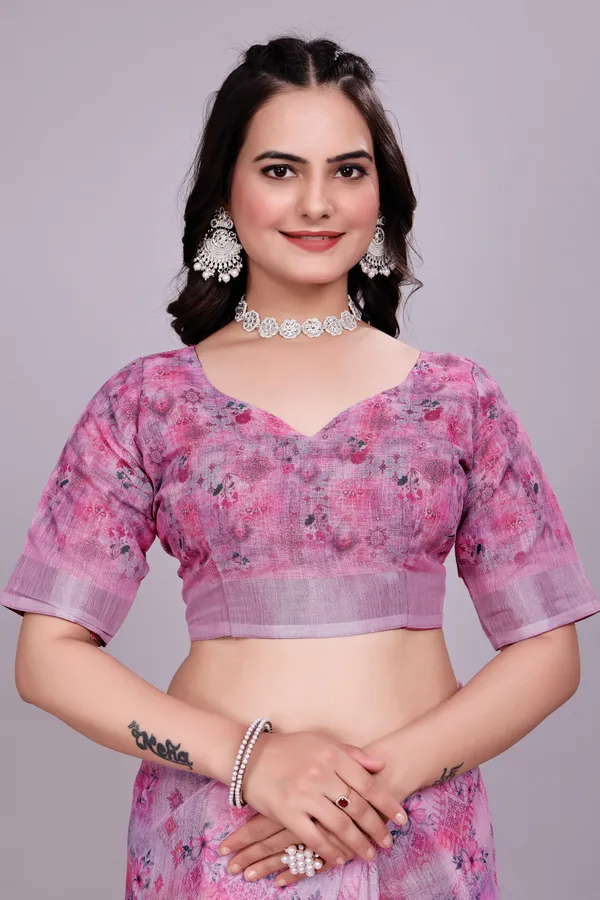 Ethnic_Pure_Soft_Cotton_Linen_Digital_Printed_Saree_with_Unstitched_Blouse_Piece_|_Bollywood_Style_Lightweight_Traditional_Wear_for_Women