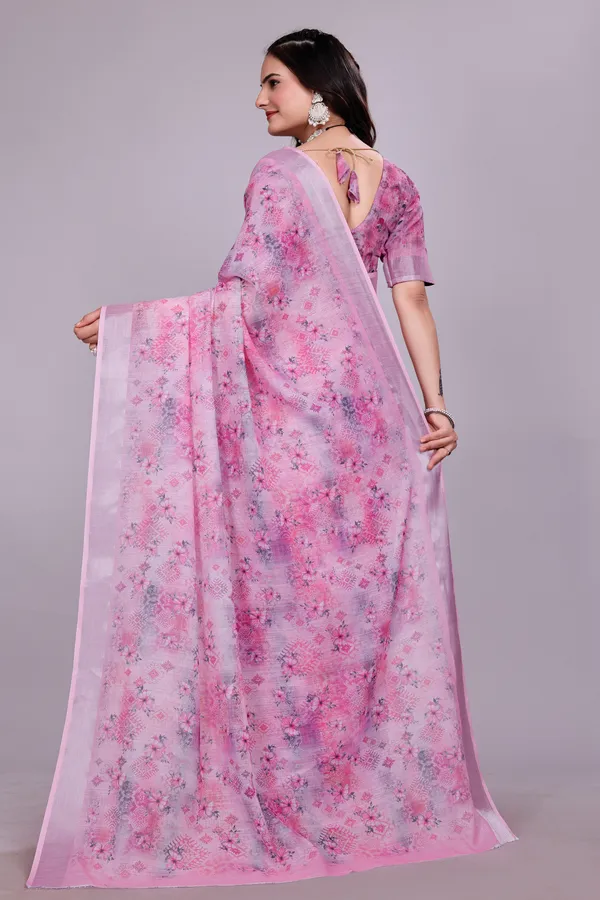 Ethnic_Pure_Soft_Cotton_Linen_Digital_Printed_Saree_with_Unstitched_Blouse_Piece_|_Bollywood_Style_Lightweight_Traditional_Wear_for_Women