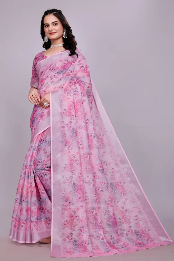 Ethnic_Pure_Soft_Cotton_Linen_Digital_Printed_Saree_with_Unstitched_Blouse_Piece_|_Bollywood_Style_Lightweight_Traditional_Wear_for_Women
