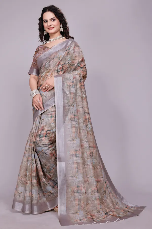 Ethnic_Pure_Soft_Cotton_Linen_Digital_Printed_Saree_with_Unstitched_Blouse_Piece_|_Bollywood_Style_Lightweight_Traditional_Wear_for_Women