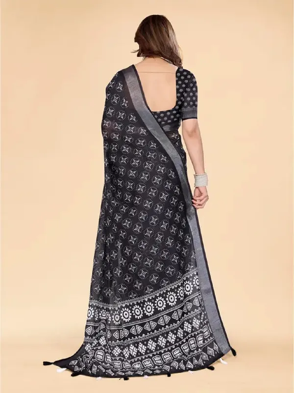 Ethnic_Pure_Soft_Cotton_Linen_Digital_Printed_Saree_with_Unstitched_Blouse_Piece_|_Bollywood_Style_Lightweight_Traditional_Wear_for_Women