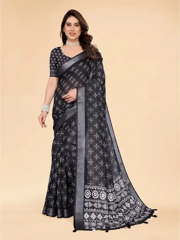 Ethnic_Pure_Soft_Cotton_Linen_Digital_Printed_Saree_with_Unstitched_Blouse_Piece_|_Bollywood_Style_Lightweight_Traditional_Wear_for_Women
