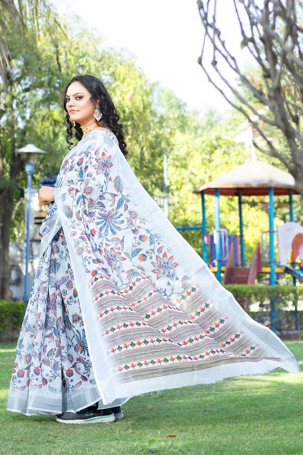 Ethnic_Pure_Soft_Cotton_Linen_Digital_Printed_Saree_with_Unstitched_Blouse_Piece_|_Bollywood_Style_Lightweight_Traditional_Wear_for_Women