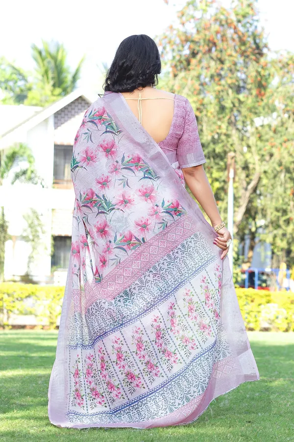 Ethnic_Pure_Soft_Cotton_Linen_Digital_Printed_Saree_with_Unstitched_Blouse_Piece_|_Bollywood_Style_Lightweight_Traditional_Wear_for_Women