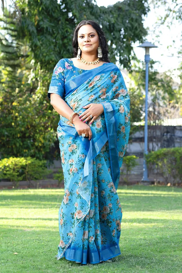 Ethnic_Pure_Soft_Cotton_Linen_Digital_Printed_Saree_with_Unstitched_Blouse_Piece_|_Bollywood_Style_Lightweight_Traditional_Wear_for_Women