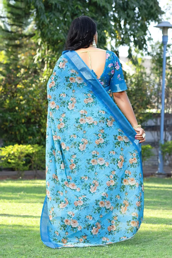 Ethnic_Pure_Soft_Cotton_Linen_Digital_Printed_Saree_with_Unstitched_Blouse_Piece_|_Bollywood_Style_Lightweight_Traditional_Wear_for_Women