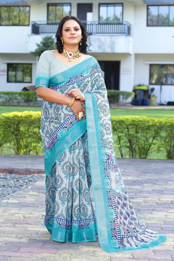 Ethnic_Pure_Soft_Cotton_Linen_Digital_Printed_Saree_with_Unstitched_Blouse_Piece_|_Bollywood_Style_Lightweight_Traditional_Wear_for_Women