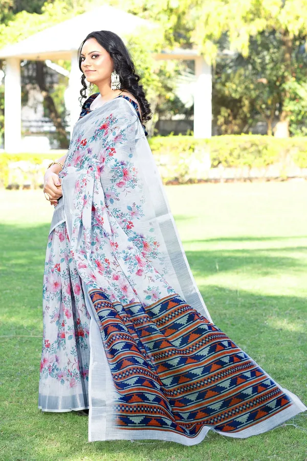 Ethnic_Pure_Soft_Cotton_Linen_Digital_Printed_Saree_with_Unstitched_Blouse_Piece_|_Bollywood_Style_Lightweight_Traditional_Wear_for_Women