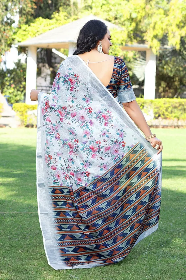 Ethnic_Pure_Soft_Cotton_Linen_Digital_Printed_Saree_with_Unstitched_Blouse_Piece_|_Bollywood_Style_Lightweight_Traditional_Wear_for_Women
