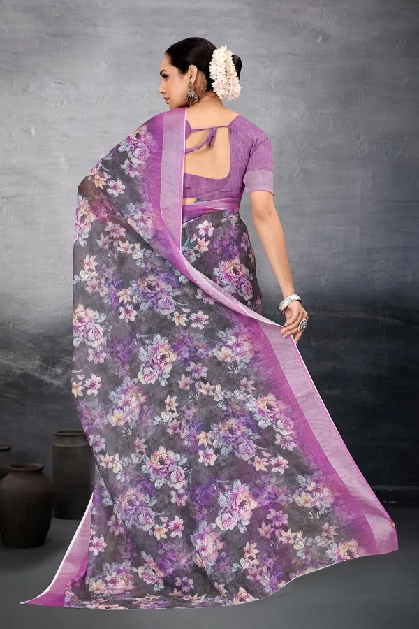 Ethnic_Pure_Soft_Cotton_Linen_Digital_Printed_Saree_with_Unstitched_Blouse_Piece_|_Bollywood_Style_Lightweight_Traditional_Wear_for_Women
