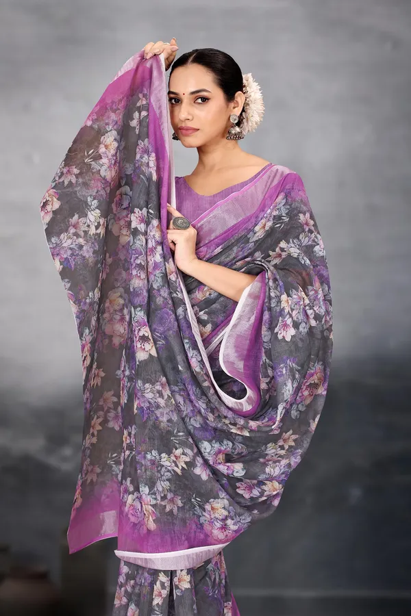 Ethnic_Pure_Soft_Cotton_Linen_Digital_Printed_Saree_with_Unstitched_Blouse_Piece_|_Bollywood_Style_Lightweight_Traditional_Wear_for_Women