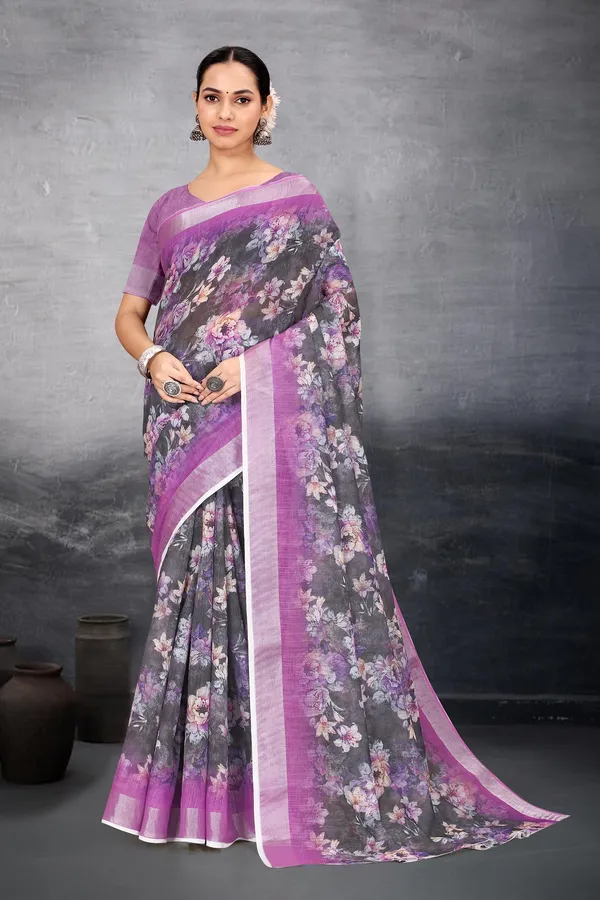 Ethnic_Pure_Soft_Cotton_Linen_Digital_Printed_Saree_with_Unstitched_Blouse_Piece_|_Bollywood_Style_Lightweight_Traditional_Wear_for_Women