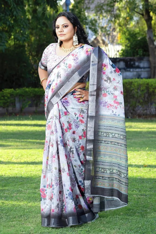 Ethnic_Pure_Soft_Cotton_Linen_Digital_Printed_Saree_with_Unstitched_Blouse_Piece_|_Bollywood_Style_Lightweight_Traditional_Wear_for_Women