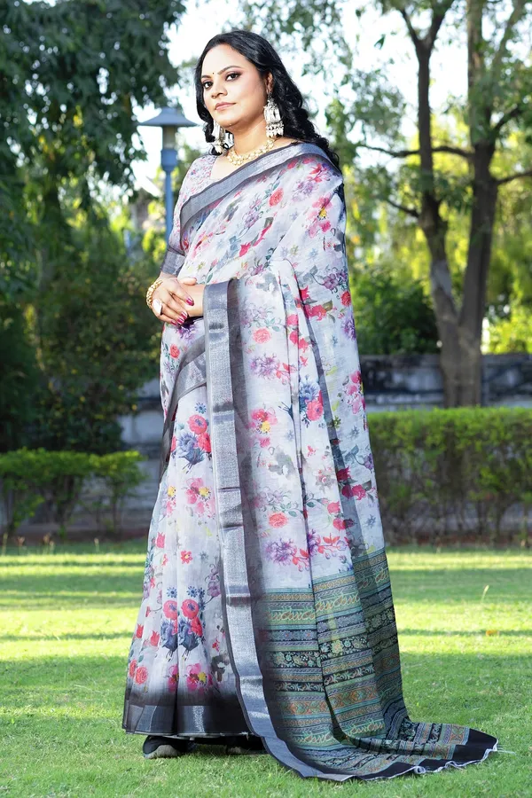 Ethnic_Pure_Soft_Cotton_Linen_Digital_Printed_Saree_with_Unstitched_Blouse_Piece_|_Bollywood_Style_Lightweight_Traditional_Wear_for_Women