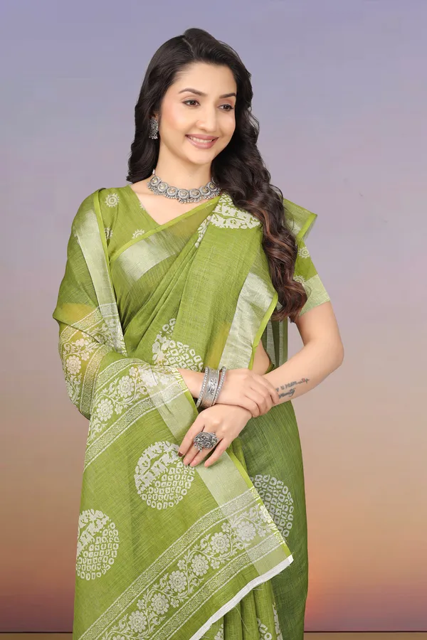 Ethnic_Pure_Soft_Cotton_Linen_Digital_Printed_Saree_with_Unstitched_Blouse_Piece_|_Bollywood_Style_Lightweight_Traditional_Wear_for_Women