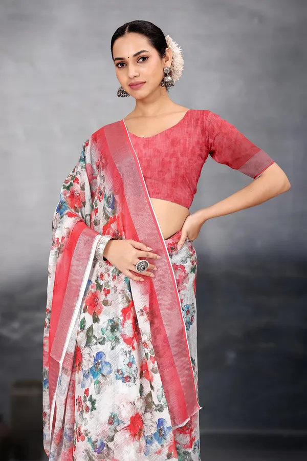 Ethnic_Pure_Soft_Cotton_Linen_Digital_Printed_Saree_with_Unstitched_Blouse_Piece_|_Bollywood_Style_Lightweight_Traditional_Wear_for_Women
