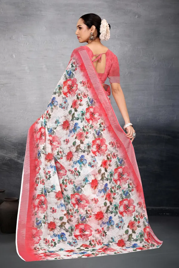 Ethnic_Pure_Soft_Cotton_Linen_Digital_Printed_Saree_with_Unstitched_Blouse_Piece_|_Bollywood_Style_Lightweight_Traditional_Wear_for_Women