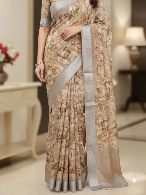 Ethnic_Pure_Soft_Cotton_Linen_Digital_Printed_Saree_with_Unstitched_Blouse_Piece_|_Bollywood_Style_Lightweight_Traditional_Wear_for_Women