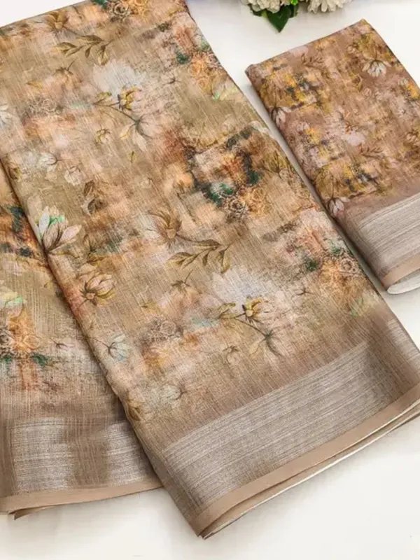Ethnic_Pure_Soft_Cotton_Linen_Digital_Printed_Saree_with_Unstitched_Blouse_Piece_|_Bollywood_Style_Lightweight_Traditional_Wear_for_Women