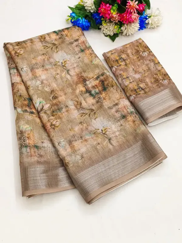 Ethnic_Pure_Soft_Cotton_Linen_Digital_Printed_Saree_with_Unstitched_Blouse_Piece_|_Bollywood_Style_Lightweight_Traditional_Wear_for_Women