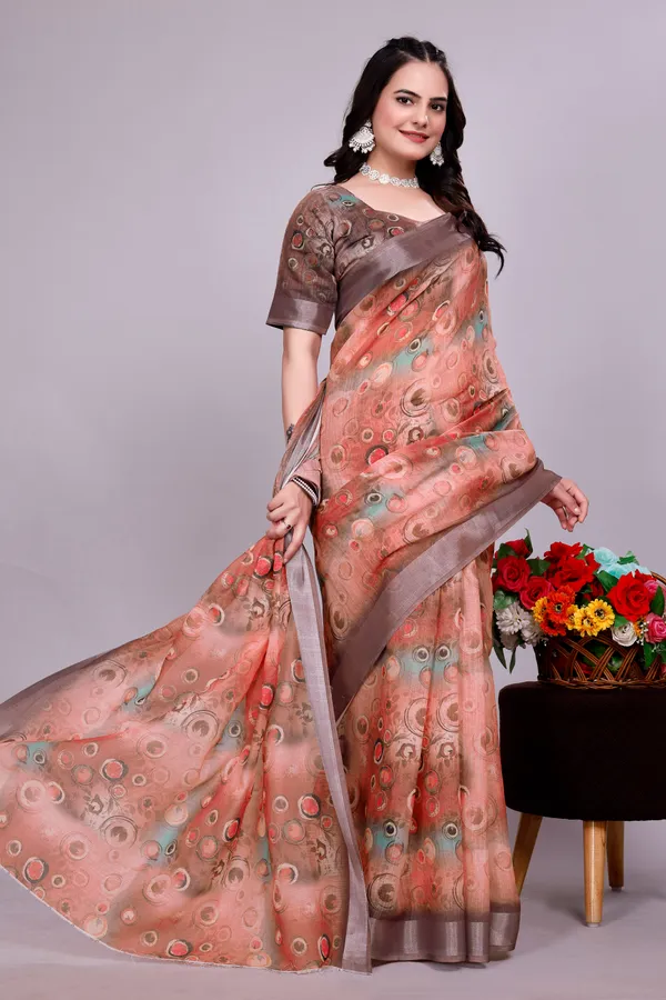 Ethnic_Pure_Soft_Cotton_Linen_Digital_Printed_Saree_with_Unstitched_Blouse_Piece_|_Bollywood_Style_Lightweight_Traditional_Wear_for_Women
