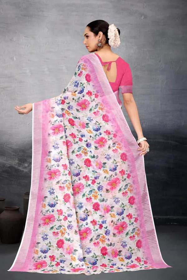 Ethnic_Pure_Soft_Cotton_Linen_Digital_Printed_Saree_with_Unstitched_Blouse_Piece_|_Bollywood_Style_Lightweight_Traditional_Wear_for_Women